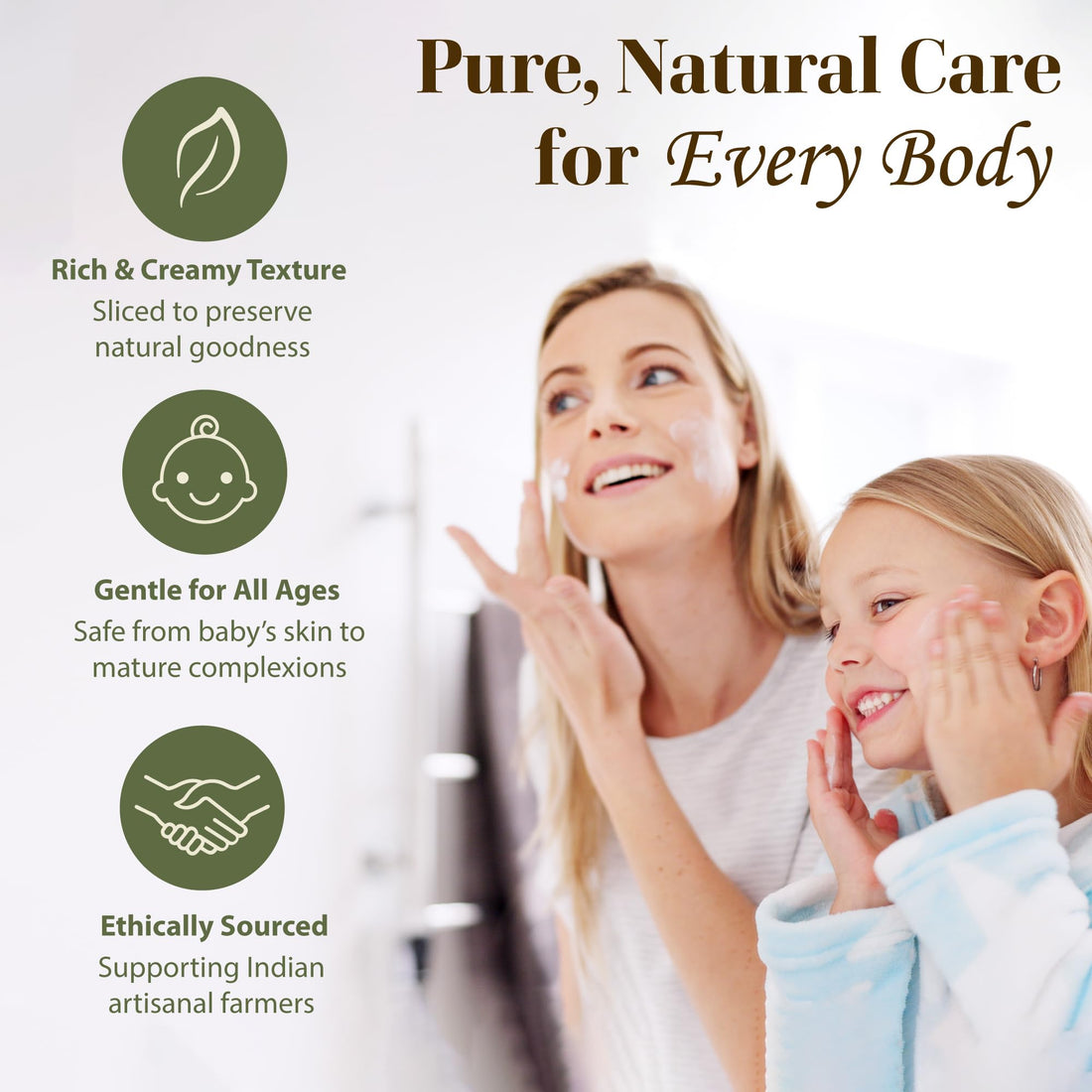 era of nature Organic Unrefined Raw African Ivory White Shea Butter 32oz - Moisturizing Raw Shea Butter Bar for Skin & Hair, DIY Lip Balm Base, Cream, Soap & Lotion Making Supplies Kit, Skincare