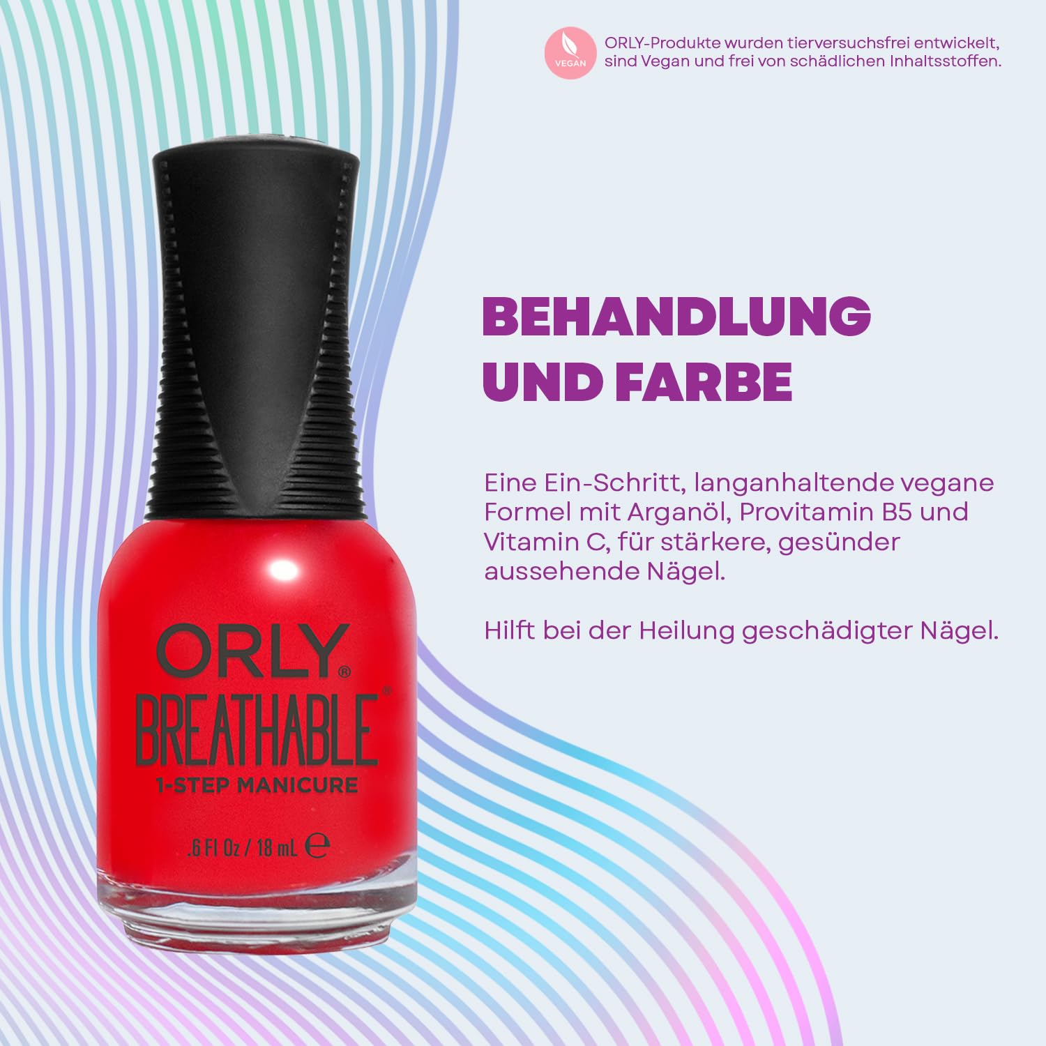 Orly Nail Polish, Love My Nails Breathable, 18ml