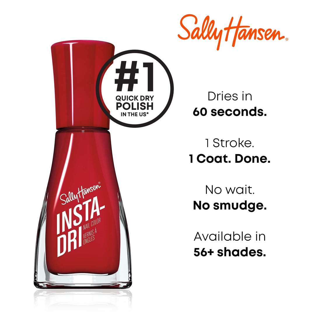 Sally Hansen InstaDri Nail Polish, Twinkle, 1 Count