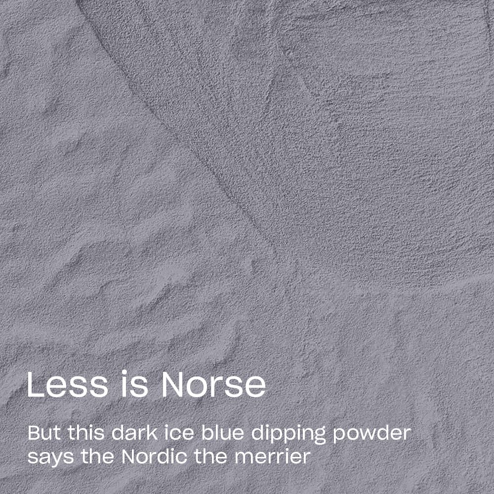 OPI Powder Perfection Less is Norse | Opaque Dark Blue Crème Nail Dipping Powder | Acrylic Alternative