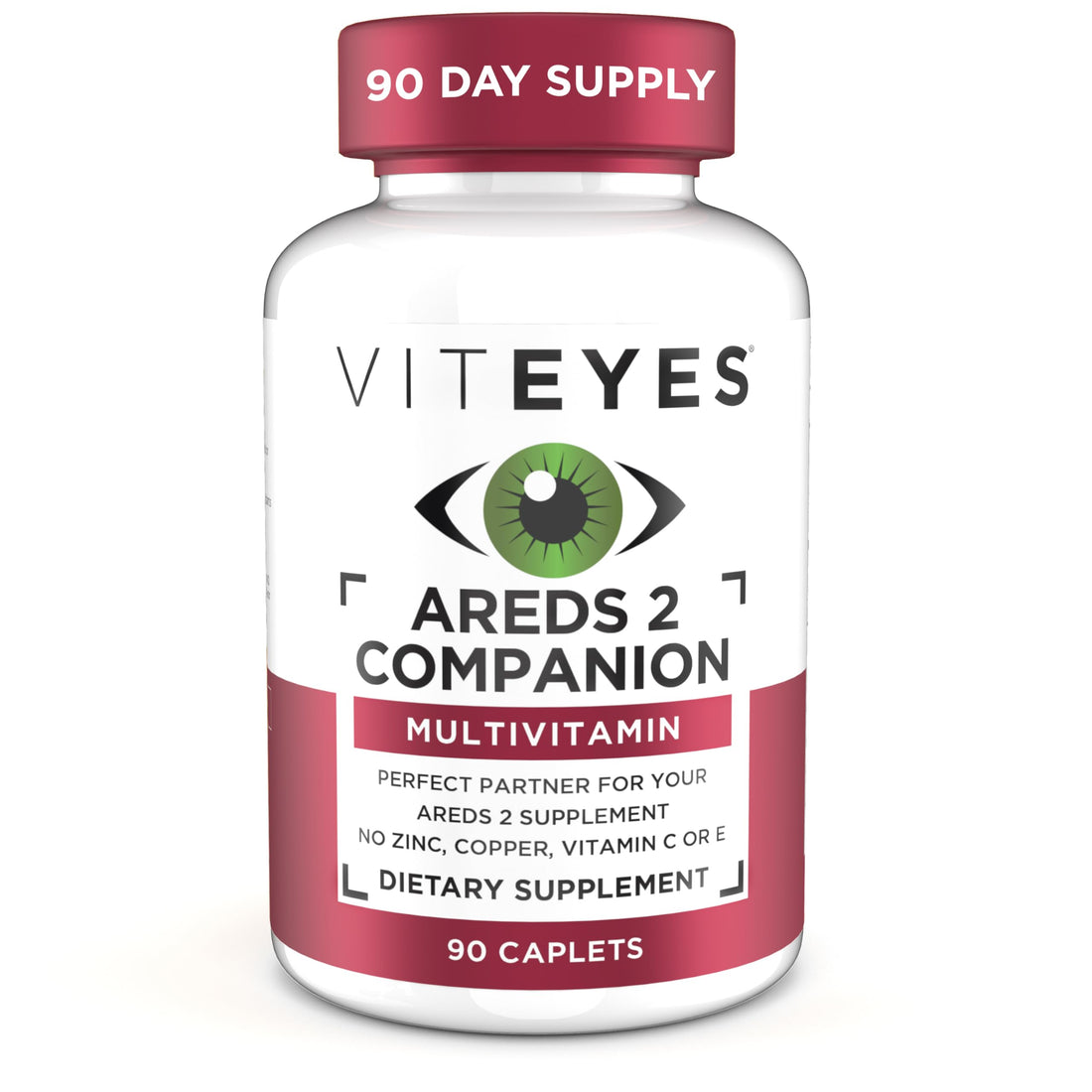 Viteyes Classic AREDS 2 Companion Multivitamin Supplement, Comprehensive Multivitamin Formula for AREDS 2 Users, 90 Capsules