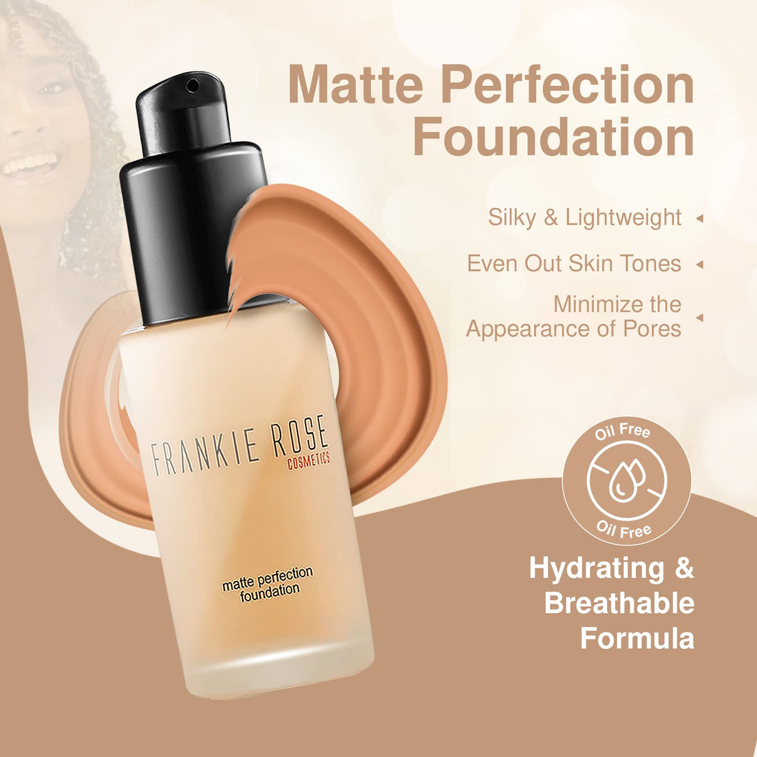 Frankie Rose Cosmetics Matte Perfection Foundation- Bare by Frankie Rose Cosmetics