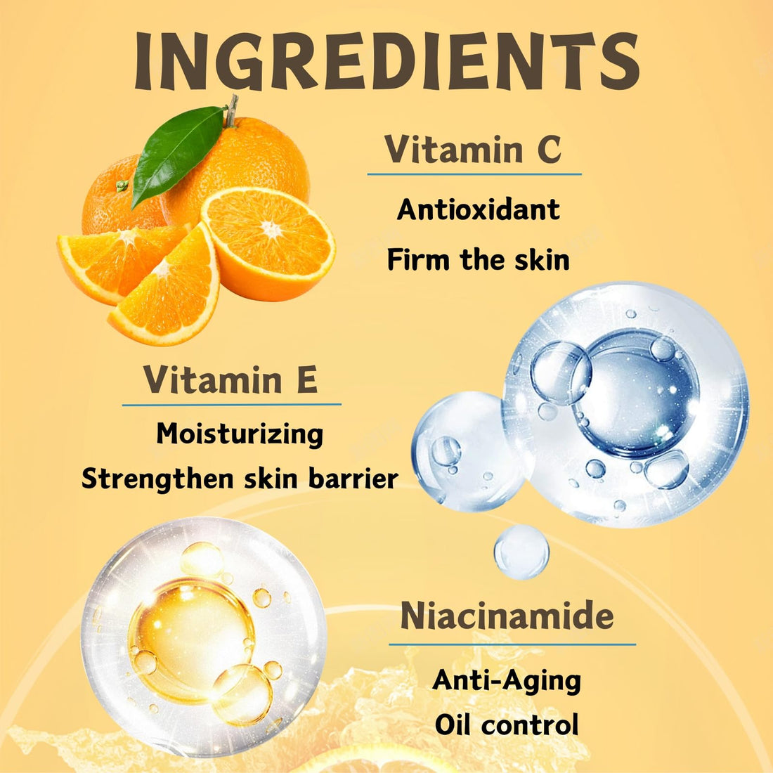 Deep Vitamin C Golden Capsule Face Moisturizer for Women - Moisturizer Face Cream - Face Cream for Women Anti Aging - Lotion for Extremely Dry Skin - Vitamin C Facial Moisturizer with Niacinamide