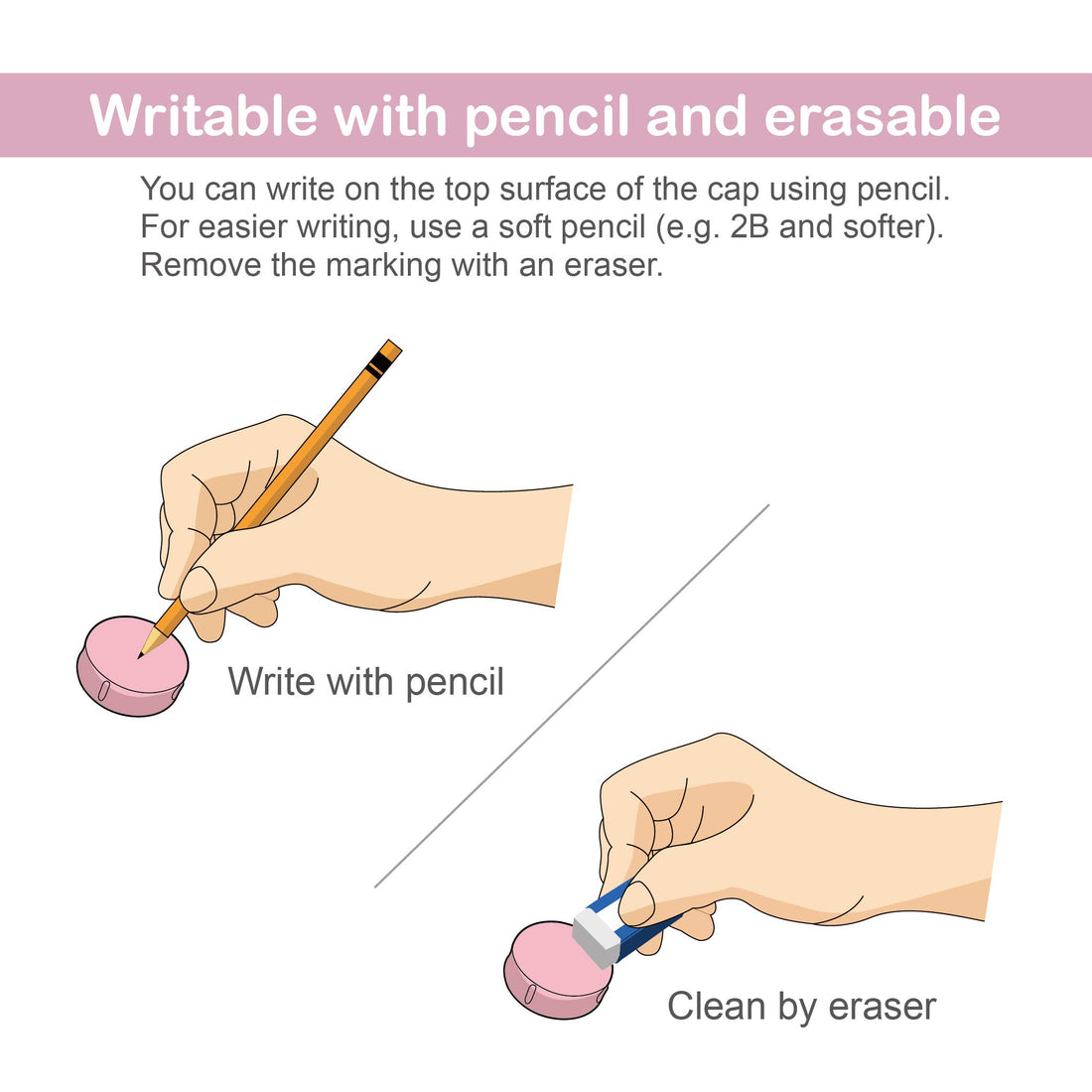 Maymom Solid Lids with Sealing Ring for Standard Sized Bottles; Bottles Lids Compatible with Medela Bottles, Ameda, and Small Sized Nuk, Playtex, Gerber Bottles; 8pc (Pink)