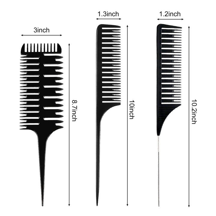 Angelwings Professional Hair Combs for Women Styling, Hair Combs Plastic