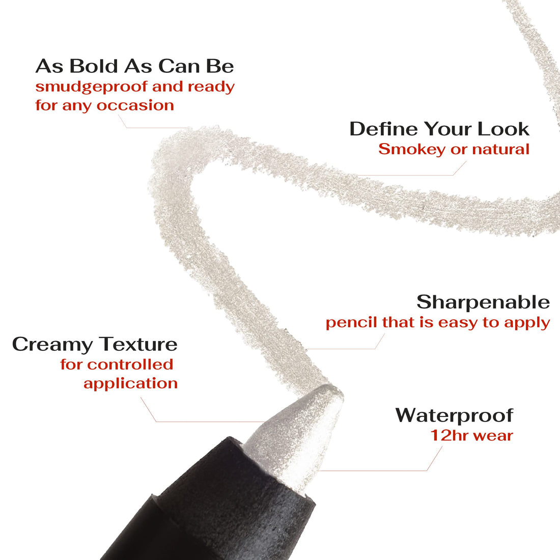 Silver Gold - Disco - Eyeliner Pencil For Women - K7L Cosmetics