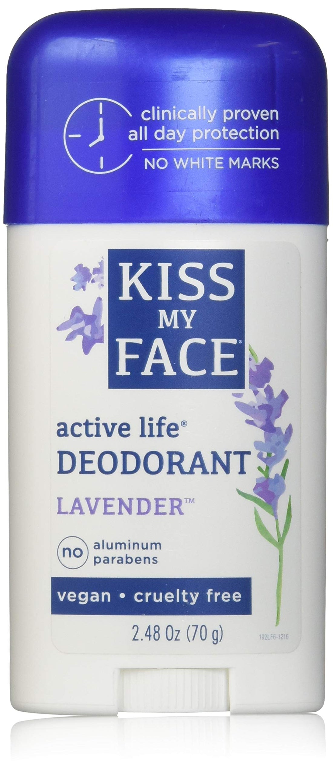 Kiss My Face Active Enzyme Stick Deodorant - Lavender, 2.48 Oz