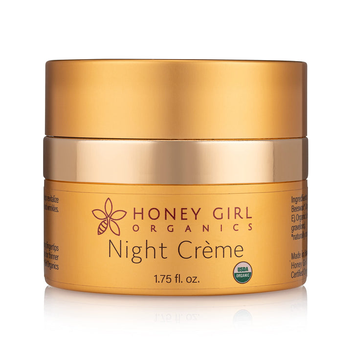 Honey Girl Organics Night Creme, 1.75 Fluid Ounce