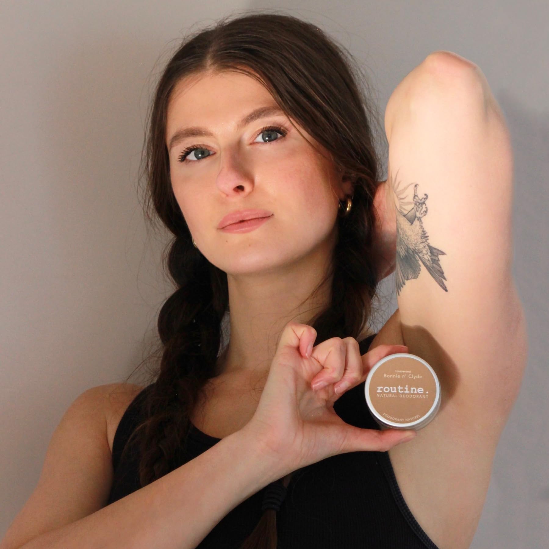 Bonnie N Clyde (Unscented) : Routine De-Odor-Cream 50ml Beeswax Formula Natural Deodorant Cream (Bonnie N Clyde (Unscented))