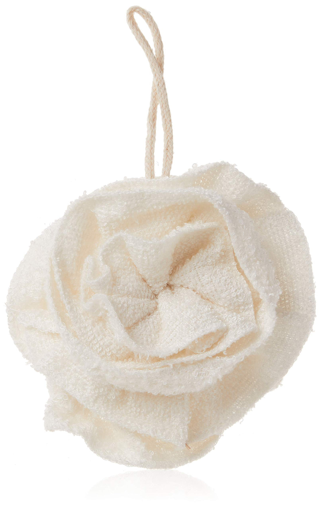 Urban Spa Natural Bamboo Bath and Shower Pouf