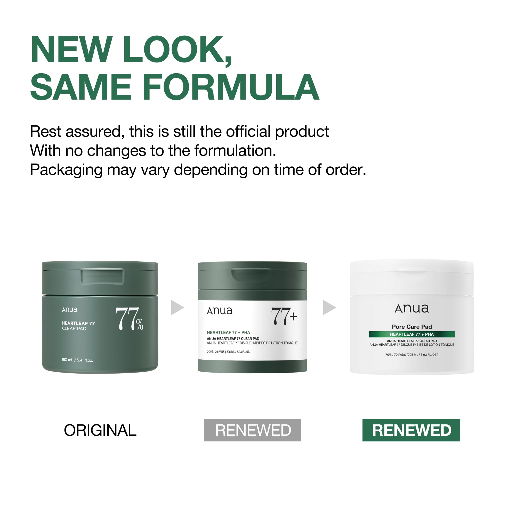 ANUA Heartleaf 77 Toner Pad 70 Sheets, PHA Dead Skin Care Low pH Daily Toner Pad exfoliating