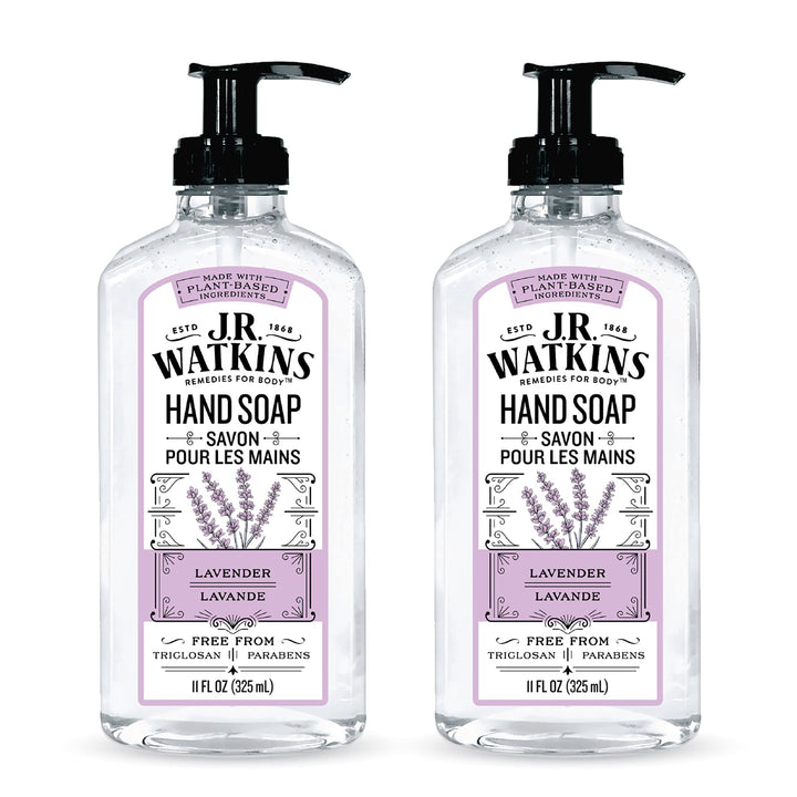 J. R. Watkins Liquid Hand Soap - Lavender - 11 Oz - 2 Pk
