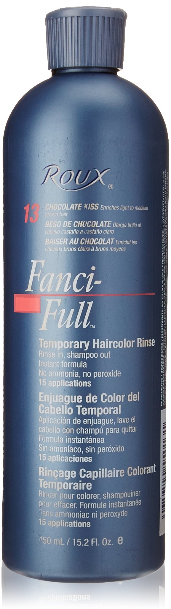 Roux Fanci-Full Rinse, 13 Chocolate Kiss, 15.2 Fluid Ounce