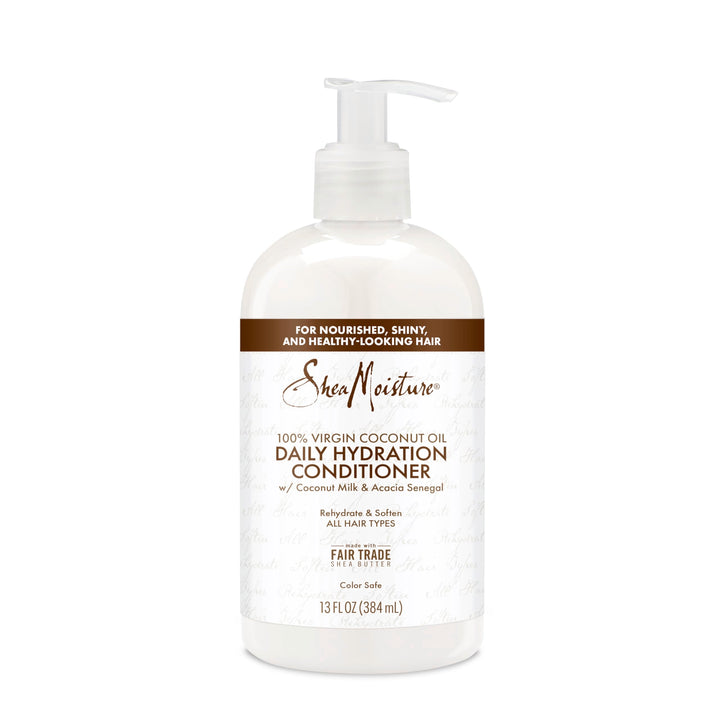 Sheamoisture Daily Hydrating Conditioner For All Hair Types 100% Virgin Coconut Oil Sulfate-Free 13 oz (Packaging May Vary)