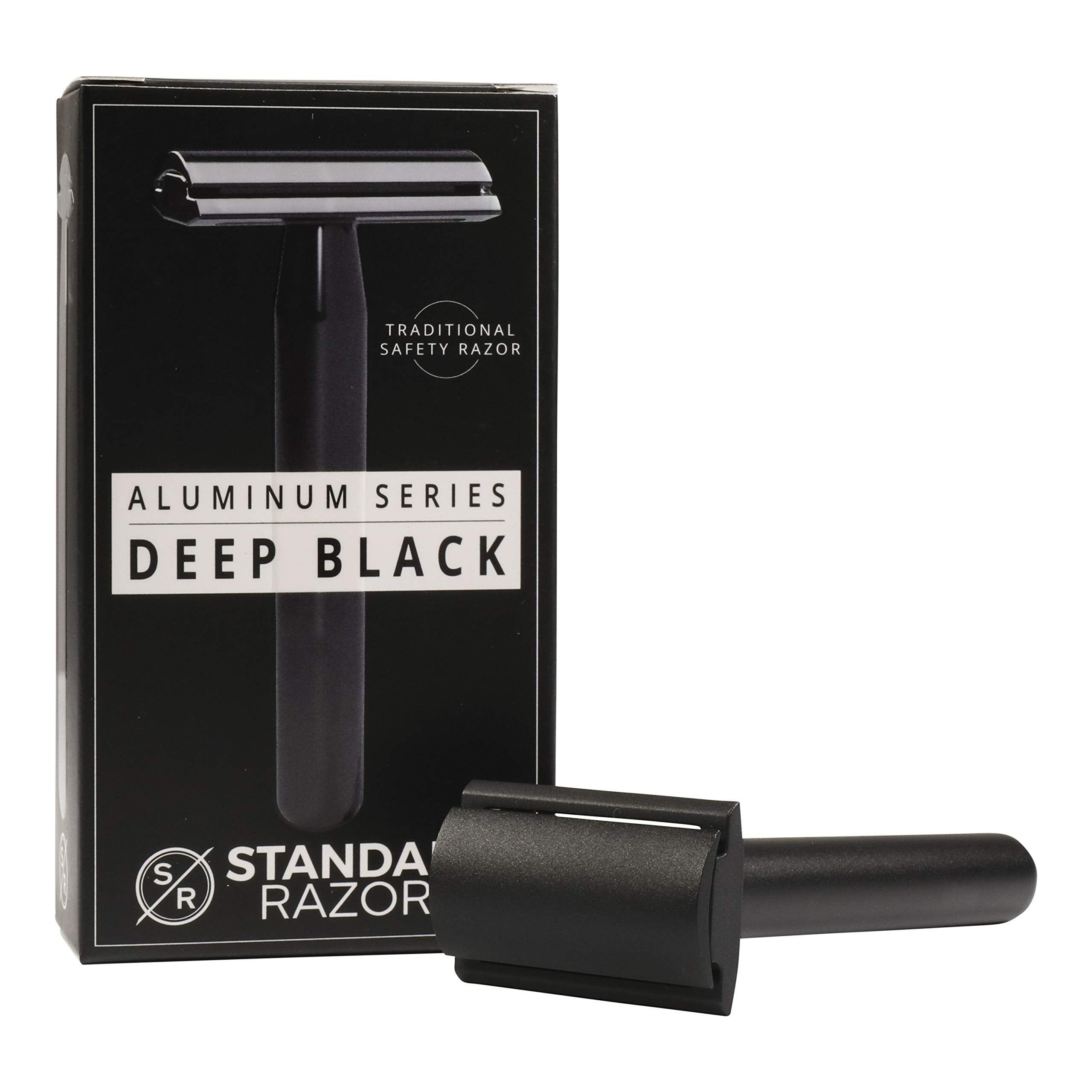 Standard Razors - Aluminum Series - Double Edge Safety Razor (Deep Black)