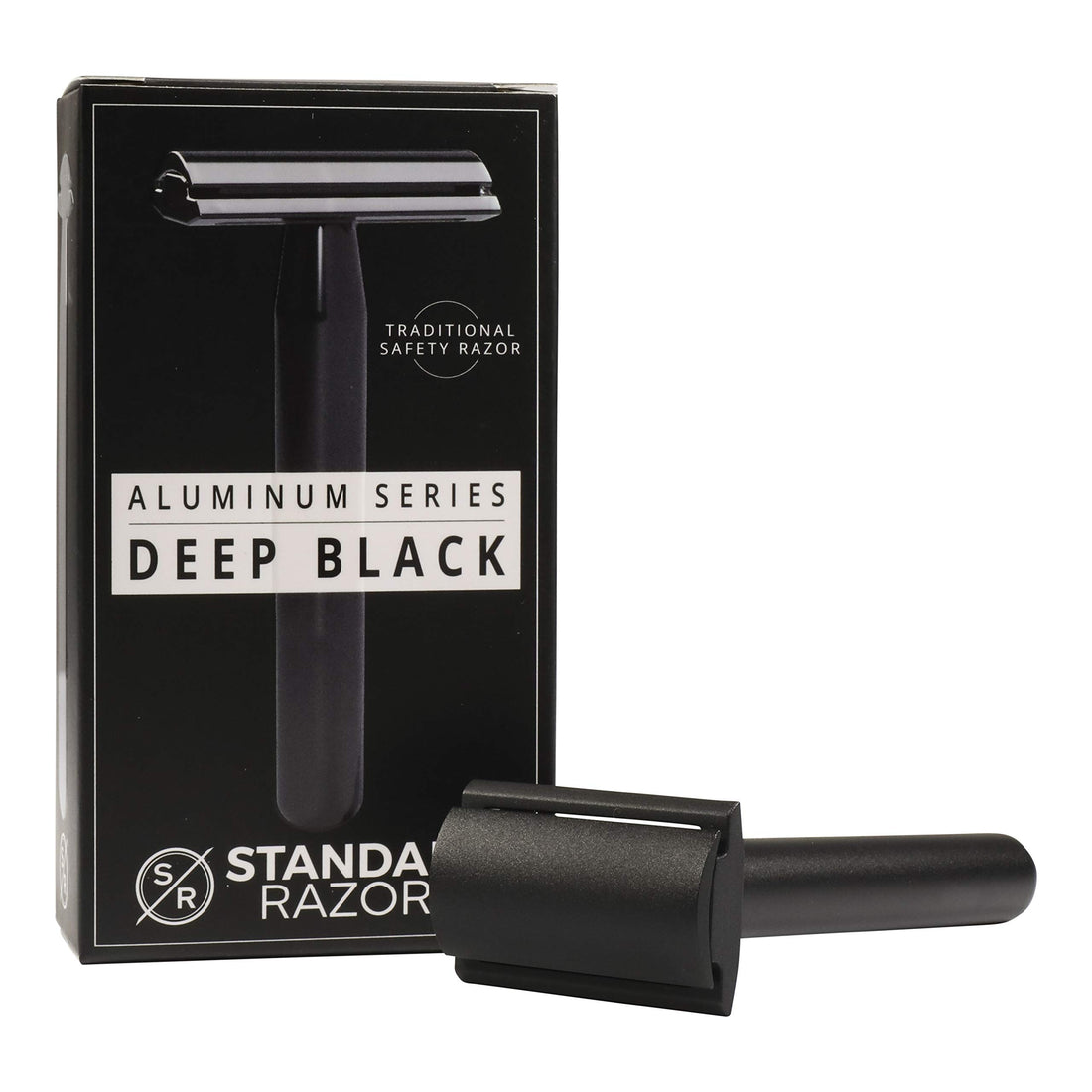 Standard Razors - Aluminum Series - Double Edge Safety Razor (Deep Black)