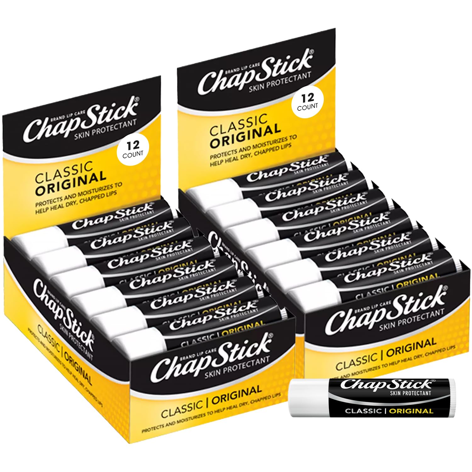ChapStick Classic Original, 24-Stick Refill Pack