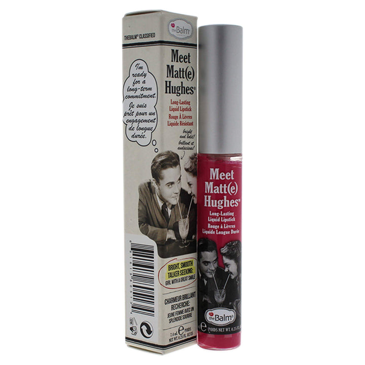 theBalm Meet Matte Hughes Long Lasting Liquid Lipstick, Chivalrous, 7.4ml