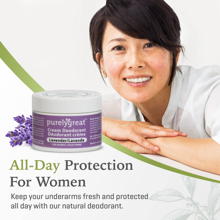 Natural Deodorant for Women Lavender