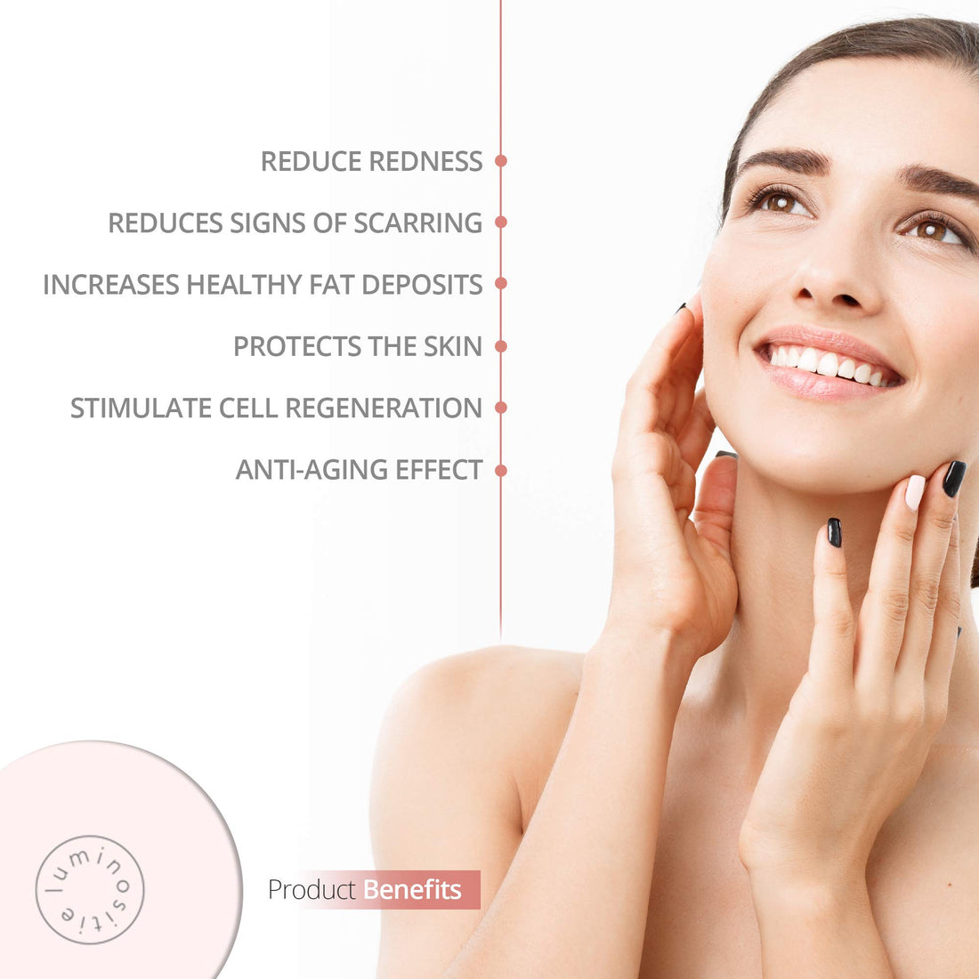 Luminositie Dragons Blood Serum - Natural Sculpting Gel, Face Tightening And Lifting Cream To Repair, Soothe, Regenerate And Protect. 1Oz. Made In The Usa