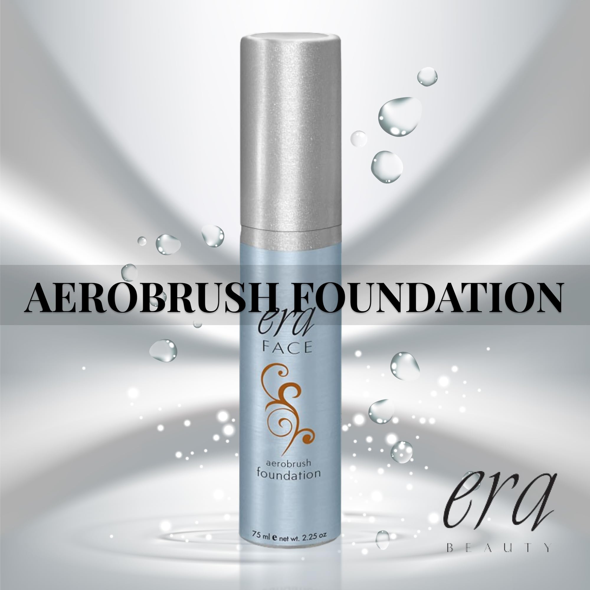 Era Face Aerobrush Foundation Makeup, R9 Chestnut, 2.25 Ounce