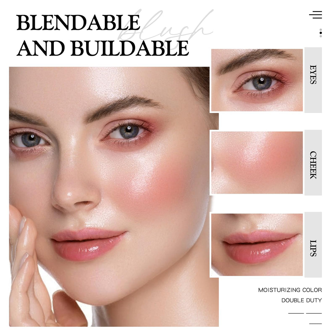 bayfree Multi Glow Balm, Cream Blush for Cheeks, Blush Balm Face Makeup, Radiant Finish, Hydrating, Creamy, Lightweight & Blendable Color, Face Makeup, 0.63 Oz (Pink Sakura)