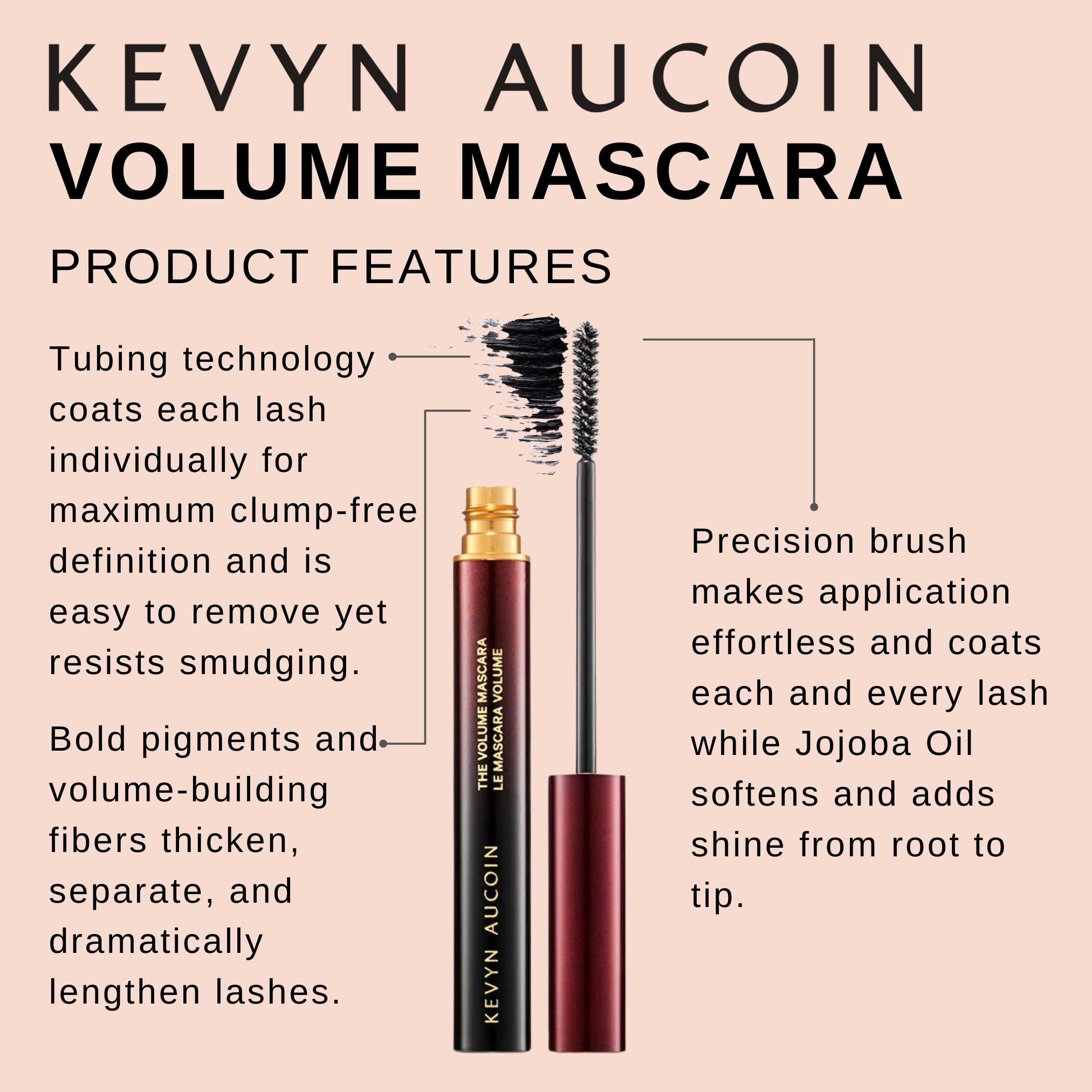 Kevyn Aucoin - The Volume Mascara - Rich Pitch Black Voluminous Mascara. 0.18 oz