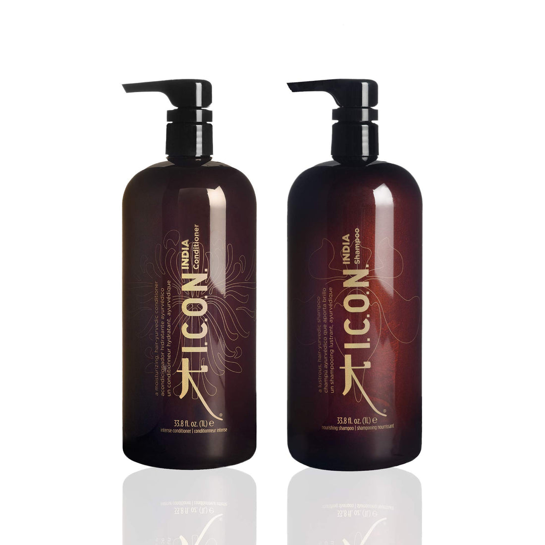 Icon India Shampoo and Conditioner Liter Duo by ICON