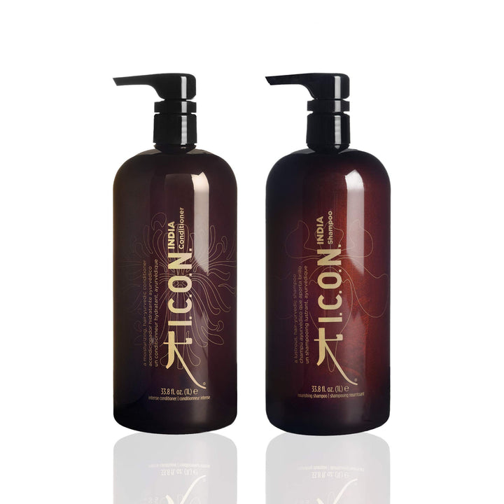 Icon India Shampoo and Conditioner Liter Duo by ICON