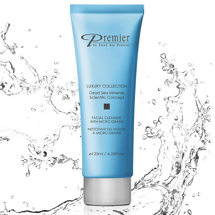 Premier Dead Sea Facial Cleanser/Face Wash - with essential oils & Dead Sea minerals