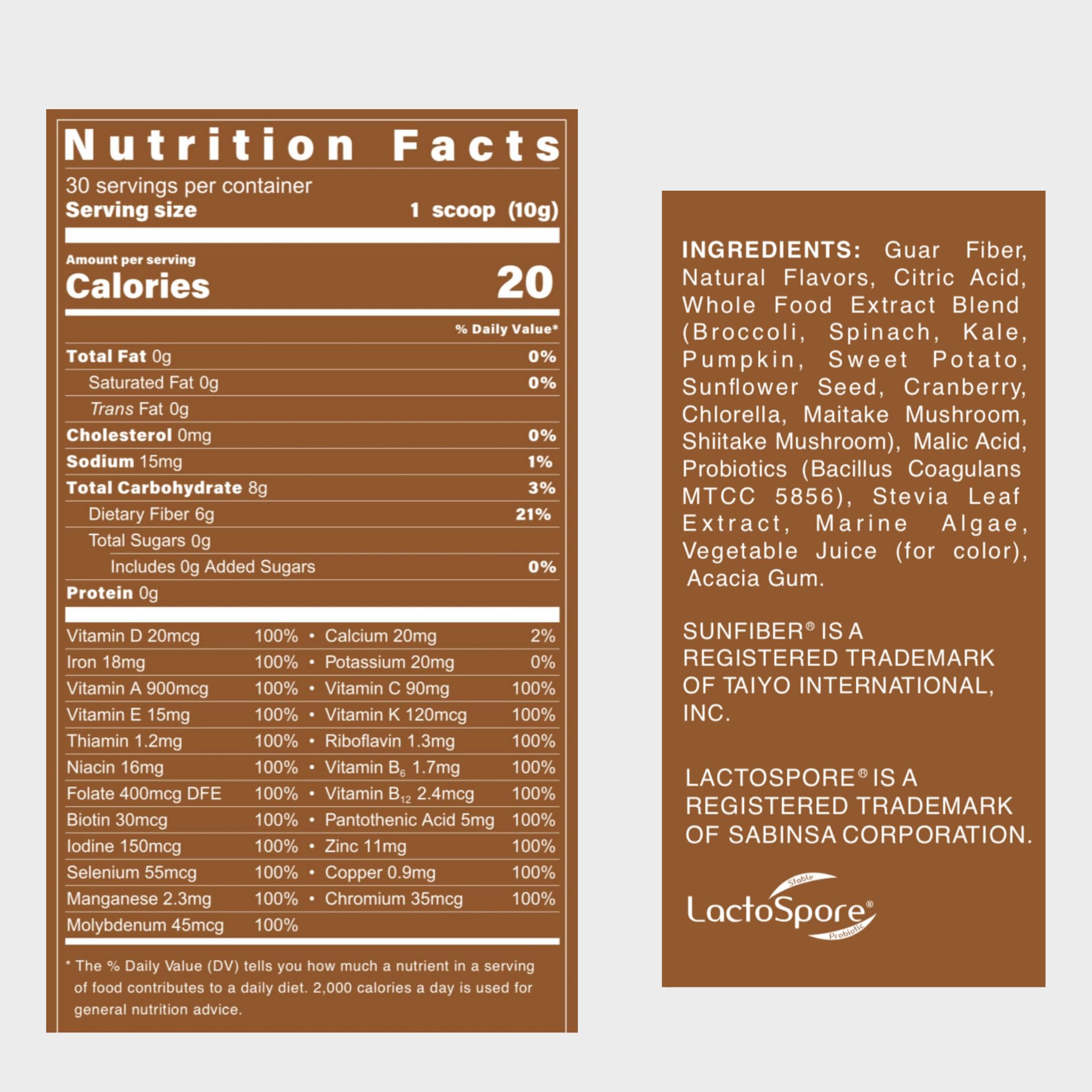 B.WILD Multivitamin Drink Mix Plant Based Antioxidant Drink | Prebiotics and Probiotics for Digestive Health - Fruit Punch Flavor - 300 g, 30 Day Supply