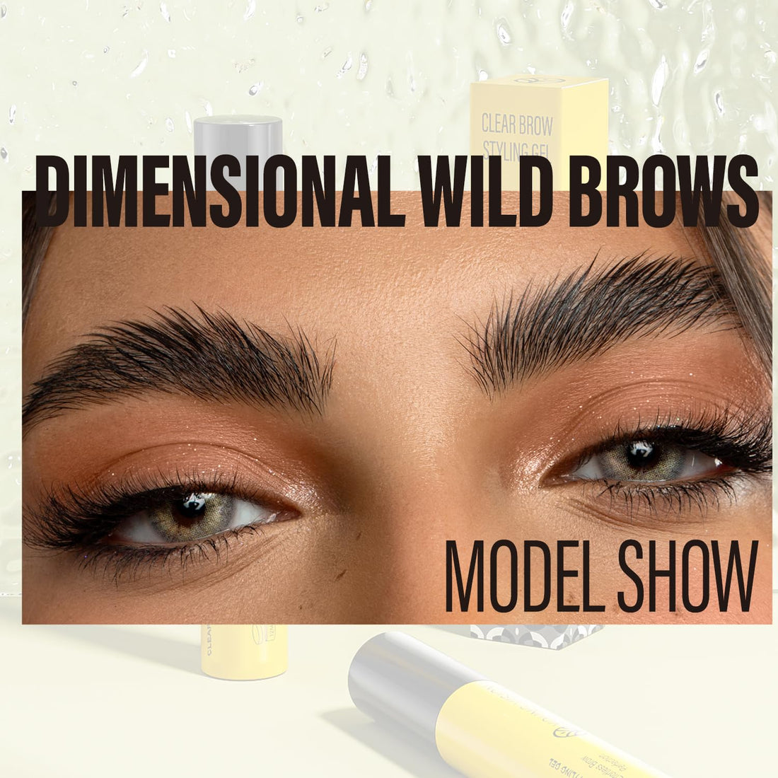 YOUNG VISION Eyebrow Gel - Long-Lasting Brow Glue, Waterproof Clear Brow Gel, Smudge-Resistant, Quick-Dry Brow Wax for Defined Brow Sculpting