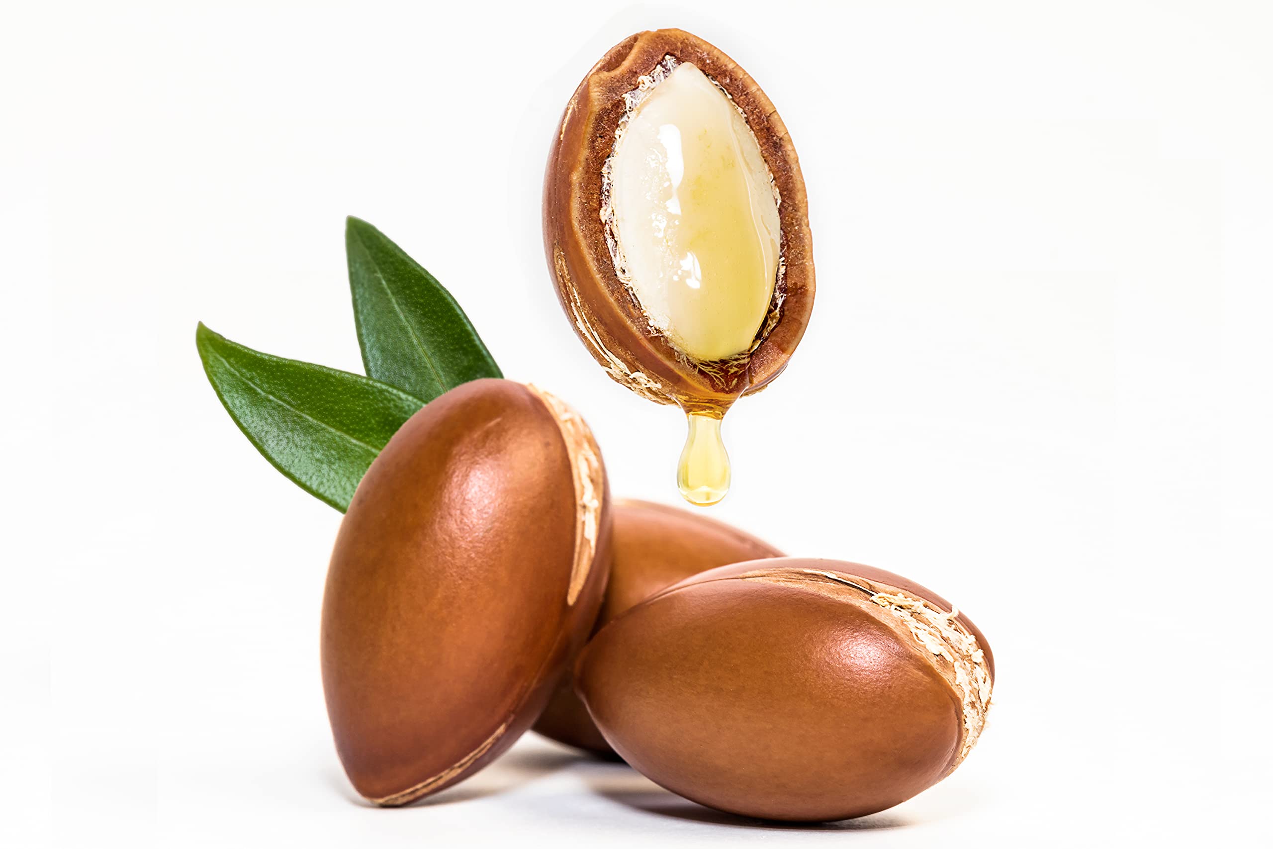 OPO Argan Oil from Morocco - 4 oz Glass & Dropper - Natural Pure Cold Pressed Unrefined Extra Virgin Vegan Carrier Oil for Skin Hair Body Face Facial Hair Eyebrow, Eyelashes Scalp, Argon Marakesh