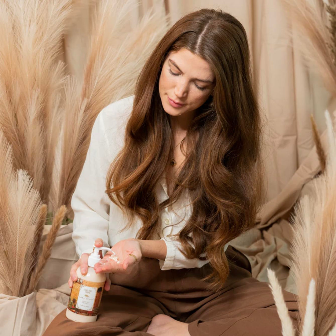 Camille Beckman Tuscan Honey Silky Body Cream 13 oz Pump Bottle by Camille Beckman