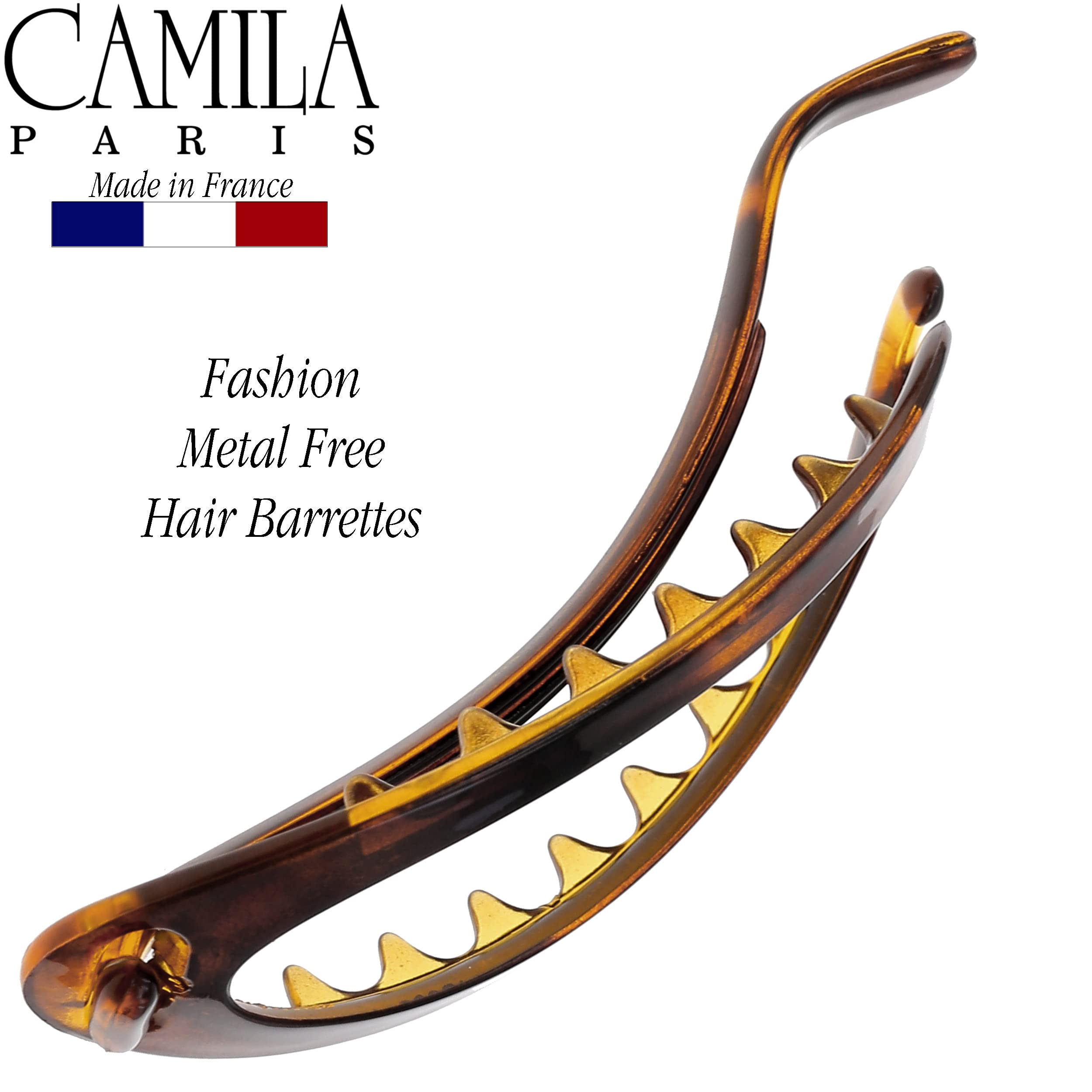 Cp2315, Barrette, Ponytail Holder Large Tortiose Shell