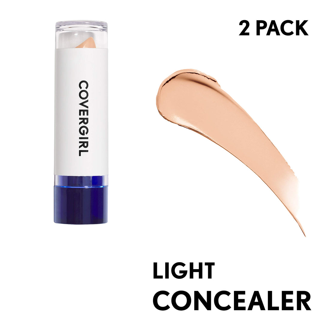 Covergirl Smoothers Moisturizing Concealer, Light, 2 Count