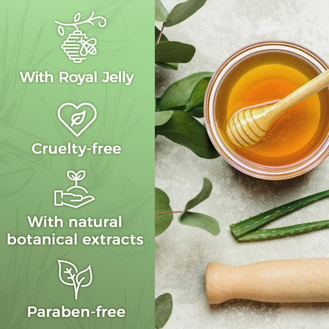 Tio Nacho Aloe Vera Deep Repair Conditioner: 100% Organic Aloe Vera and Royal Jelly, Repairs and Protects Hair, Vegetable Keratin for Softness and Shine, Paraben and Salt-Free - 14 Oz