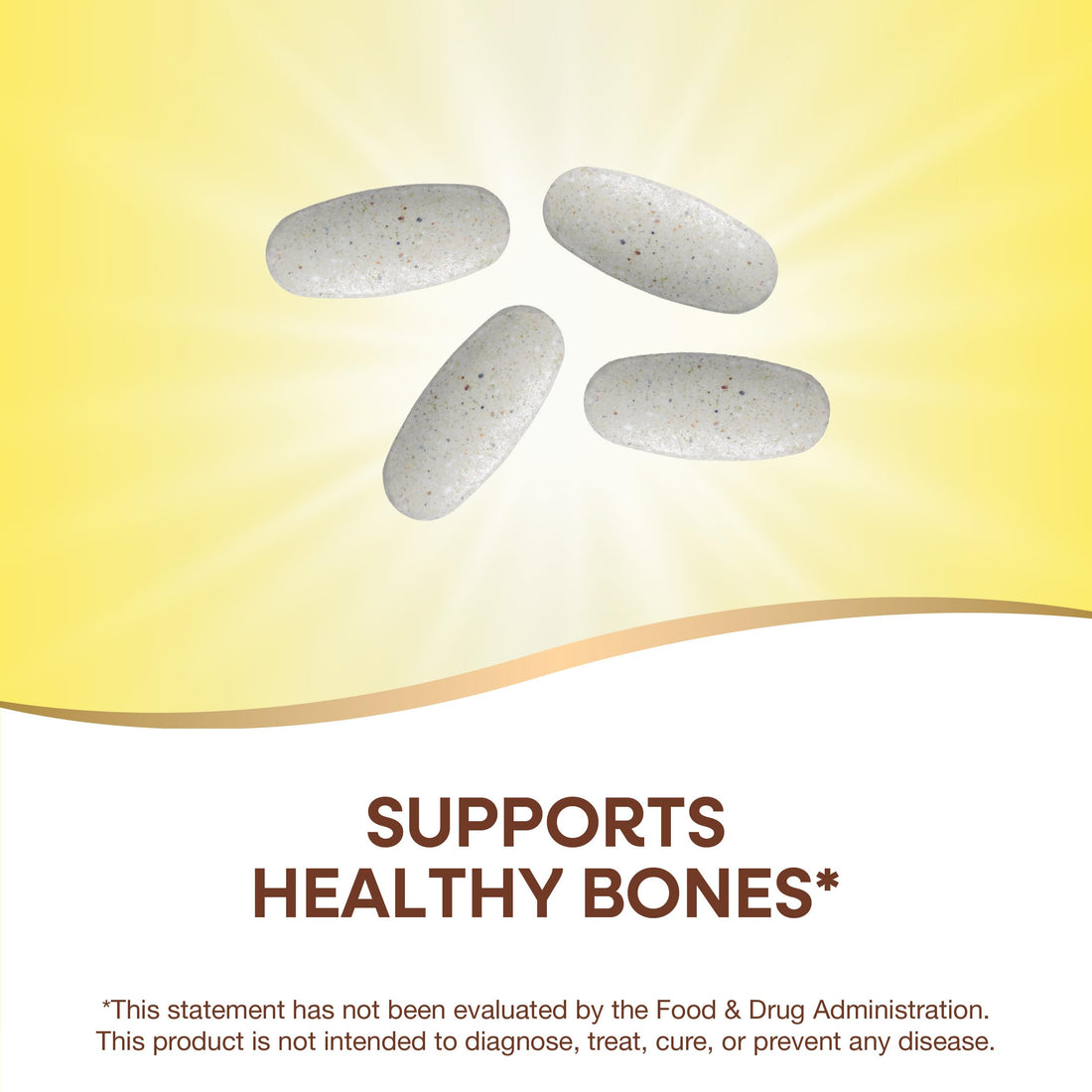 Nature's Way Alive! Calcium Max Absorption, Plant Source Calcium, Vitamin D3 & K2, Magnesium, Bone Support*, 60 Tablets (Packaging May Vary)