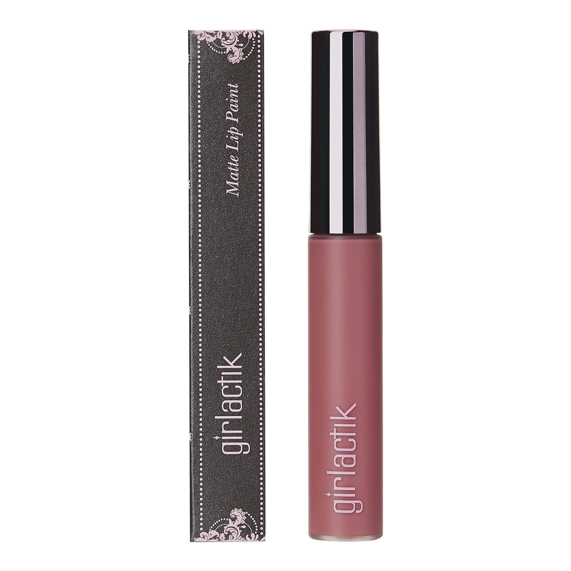 Girlactik Long Lasting Matte Lip Paint Liquid Lipstick - Shasha (Pink) - 7.5 ml / .25 oz