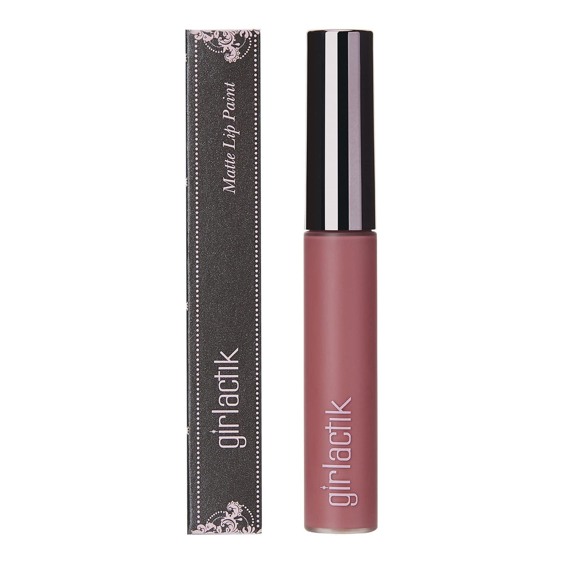 Girlactik Long Lasting Matte Lip Paint Liquid Lipstick - Shasha (Pink) - 7.5 ml / .25 oz