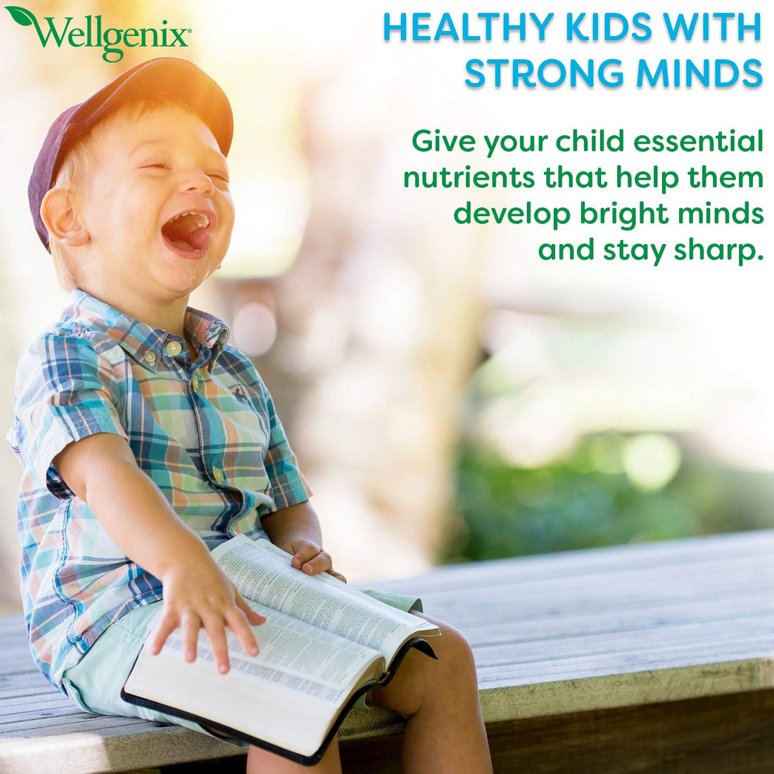 Wellgenix Balanced Essentials Liquid Kids Vitamin - Nutritional Multivitamin for Picky Eaters - Boost Immune System and Overall Health -Children, Toddler -Berry Flavor 16 Fl Oz