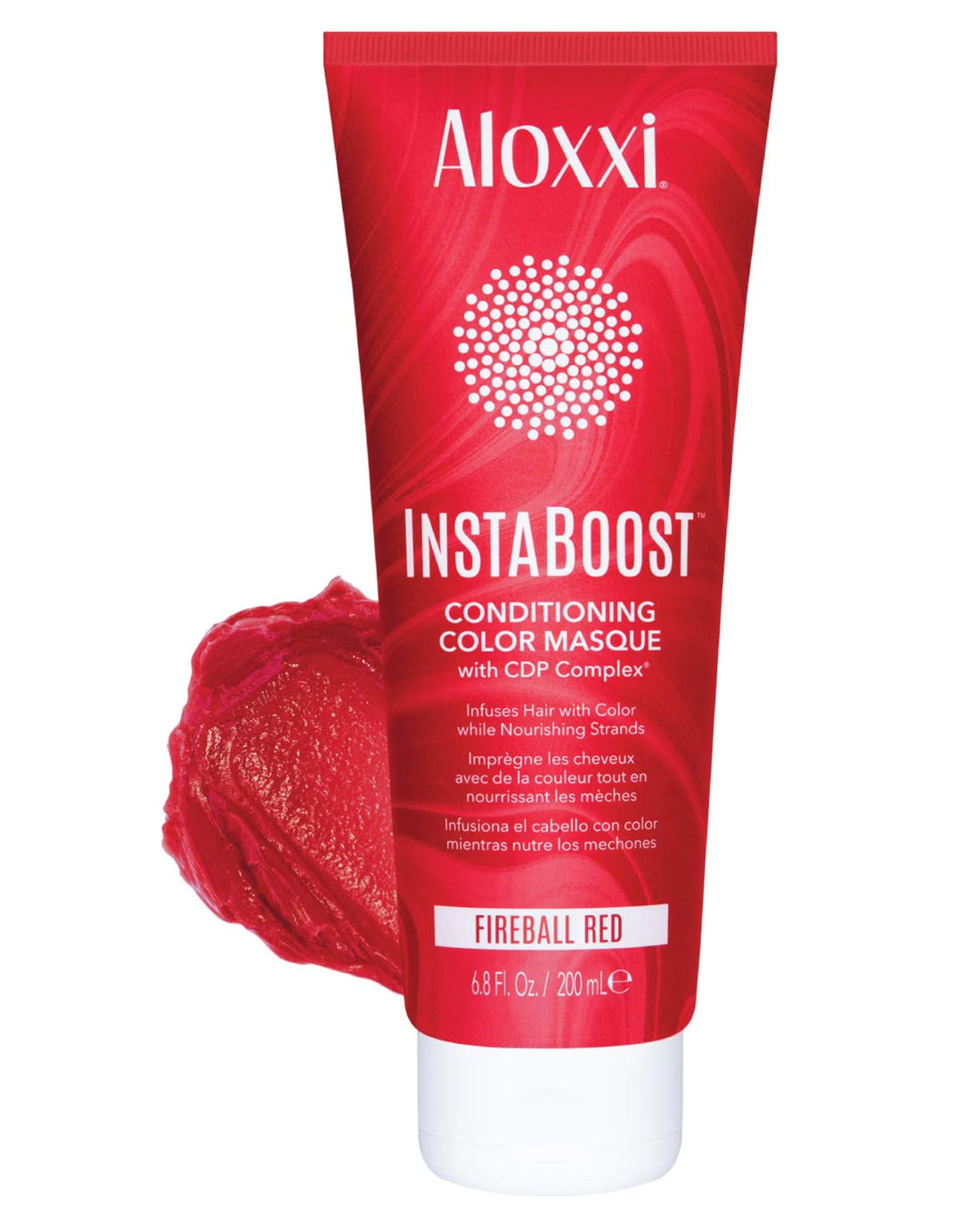 Aloxxi Instaboost Conditioning Color Masque, Fireball Red, 6.8 Fl Oz