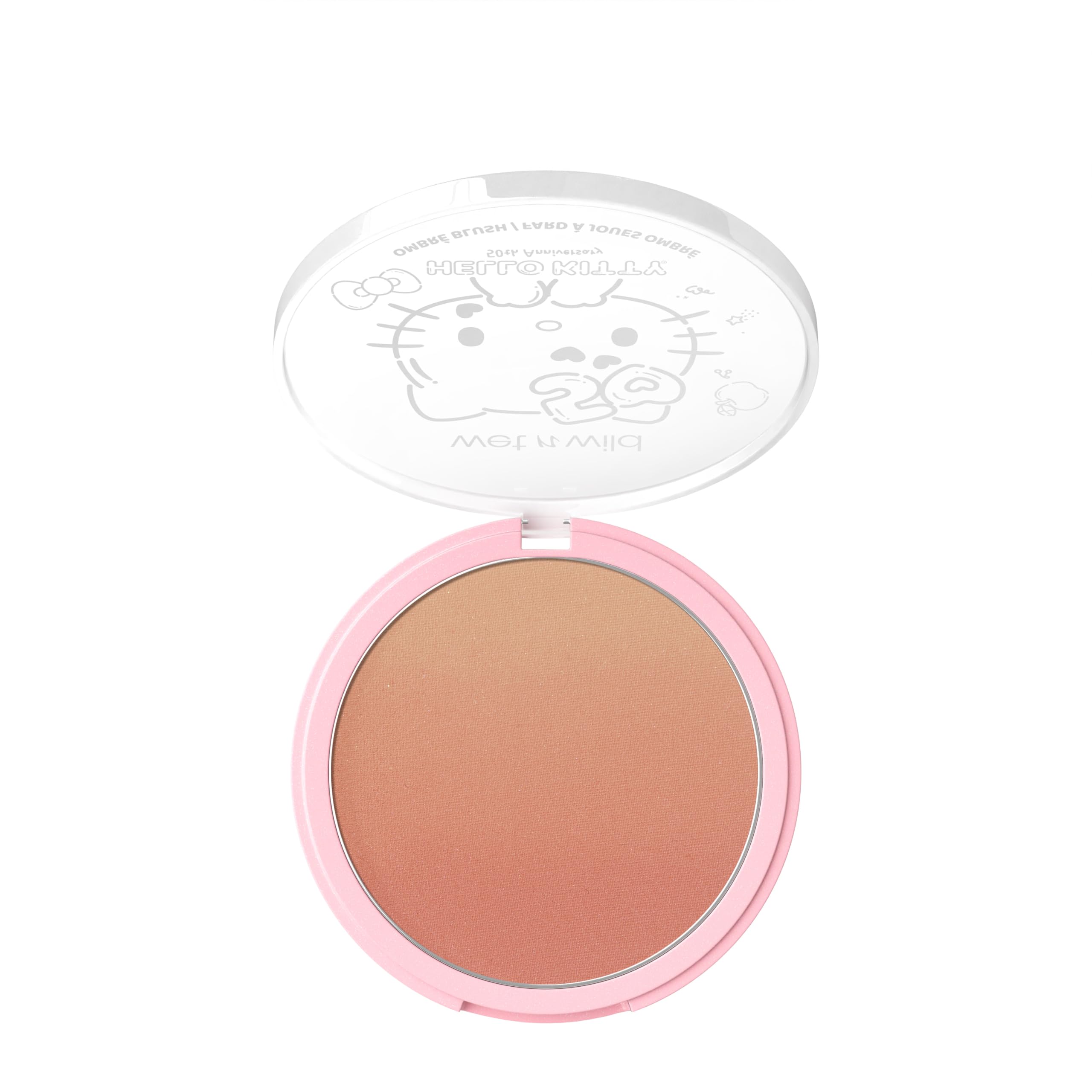 wet n wild Hello Kitty Ombre Blush, Buildable, Blendable Customizable Color, New Gradient Formula, Cruelty-Free & Vegan - Mellow Cloud