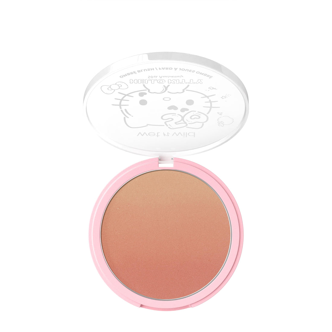 wet n wild Hello Kitty Ombre Blush, Buildable, Blendable Customizable Color, New Gradient Formula, Cruelty-Free & Vegan - Mellow Cloud