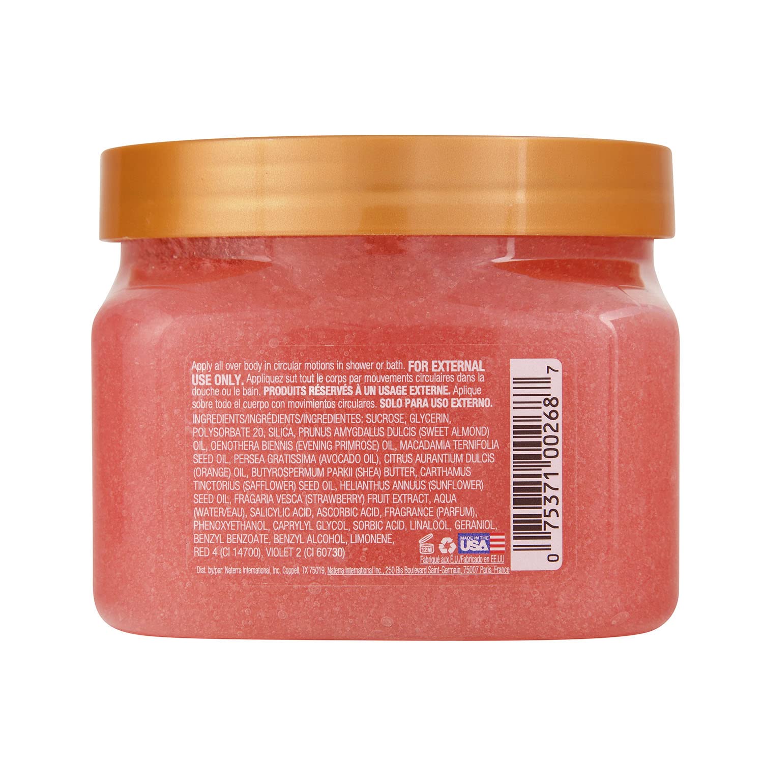Tree Hut Shea Sugar Scrub - Strawberry - 18 oz - Exfoliating Body Scrub for Smooth, Glowing Skin - Made with Real Sugar and Shea Butter