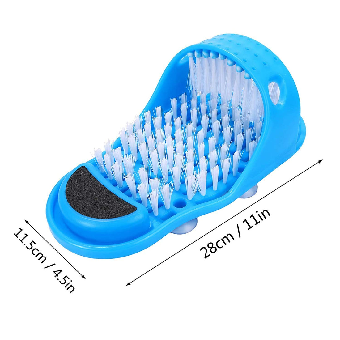 Foot Scrubber Slipper: Simple Feet Cleaner, Evermarket Magic Foot Scrubber, Exfoliating Easy Cleaning Brush, Feet Washer Shower Spa Massager Slippers