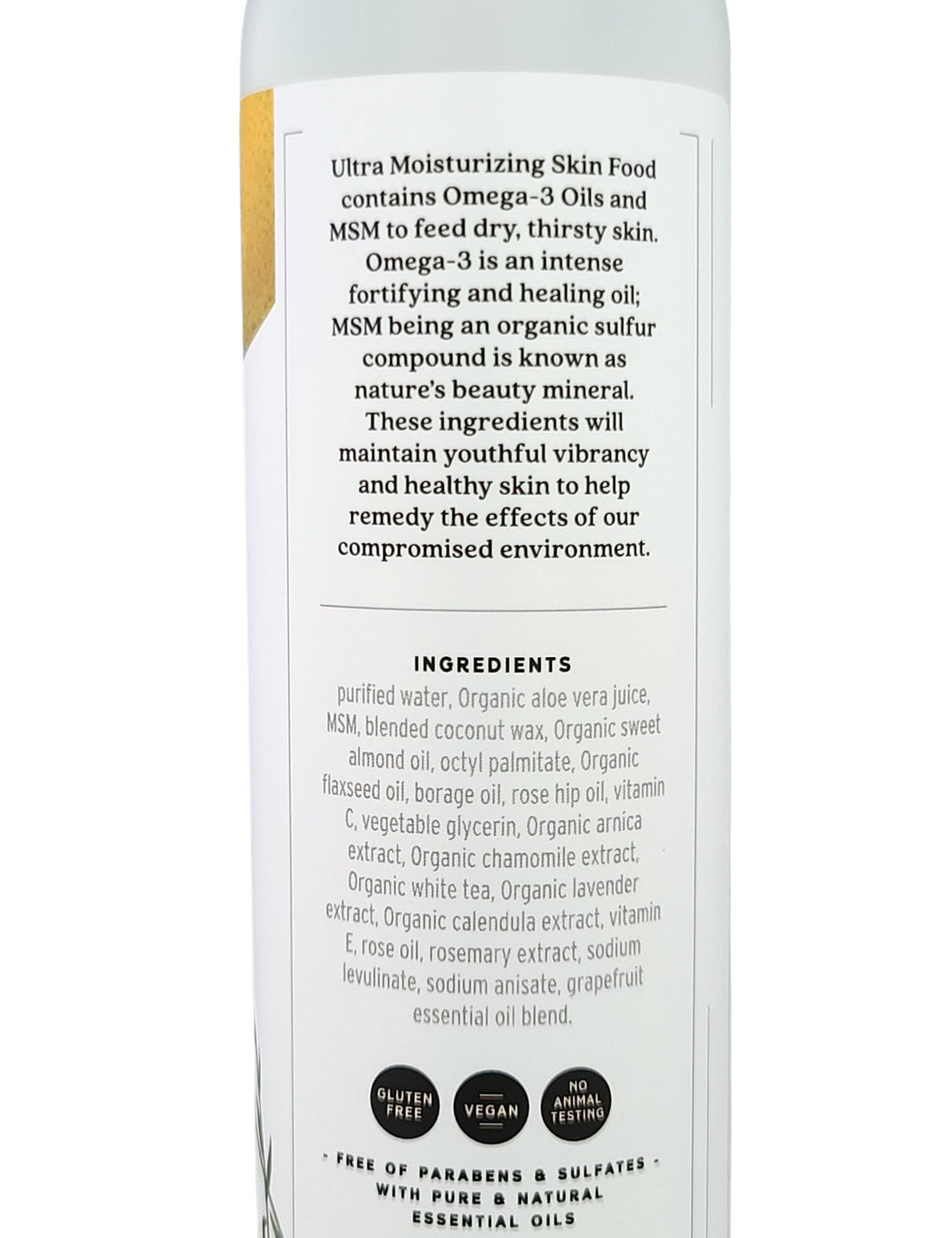 Griffin Remedy Omega-3 Body Lotion-Grapefruit Essential Oils and Organic MSM, Ultra Moisturizing, All Natural, Paraben Free, Sulfate Free 8 fl oz