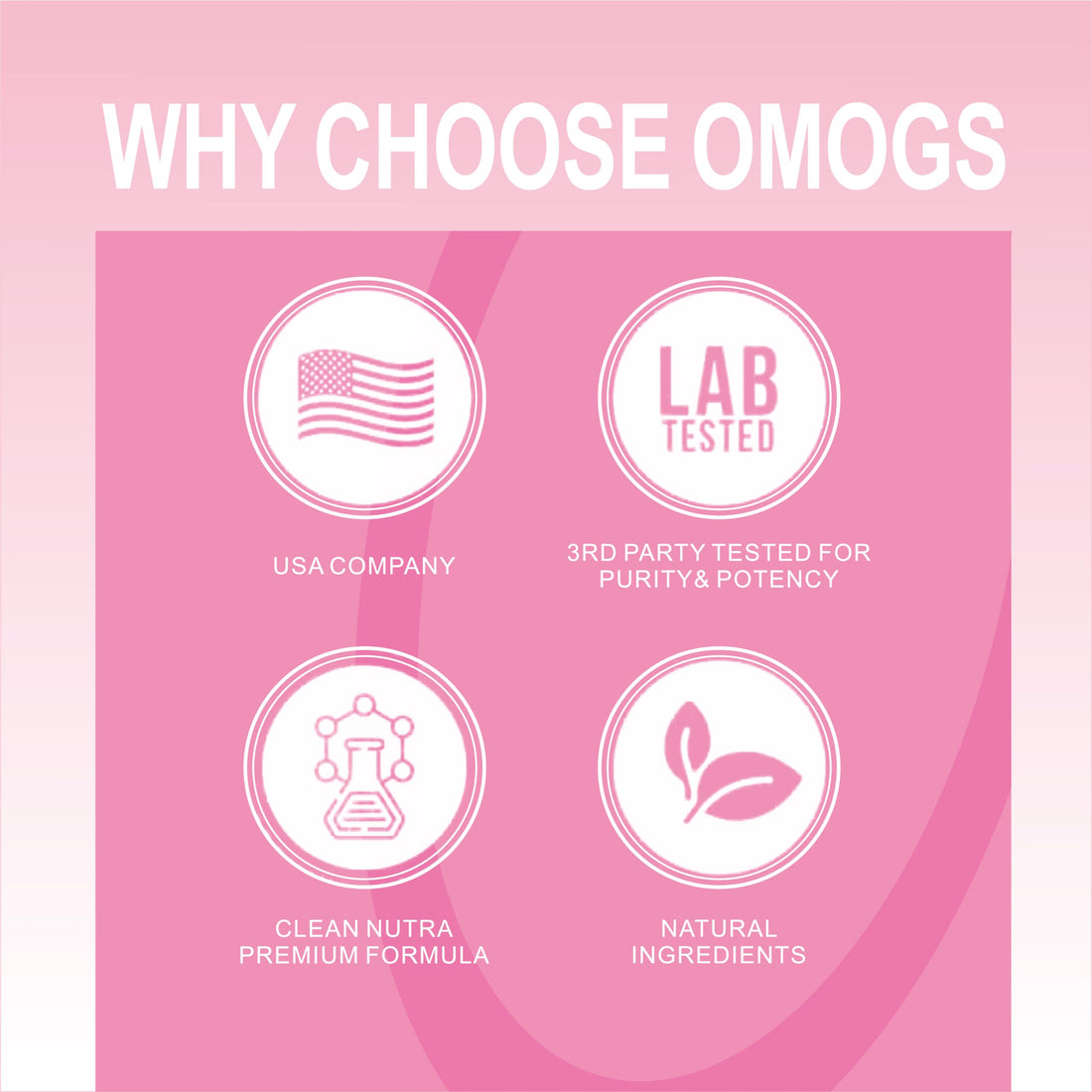 OMOGS Collagen Peptides Capsule,Naturally Sourced Hydrolyzed Collagen with prebiotic & Cranberry Extract - Hair, Skin, Nail, Joint, Digestive Health & Immune Support, Non-GMO, 100 Capsule.