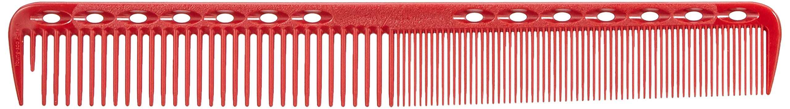 YS Park 339 Fine Cutting Comb - Red