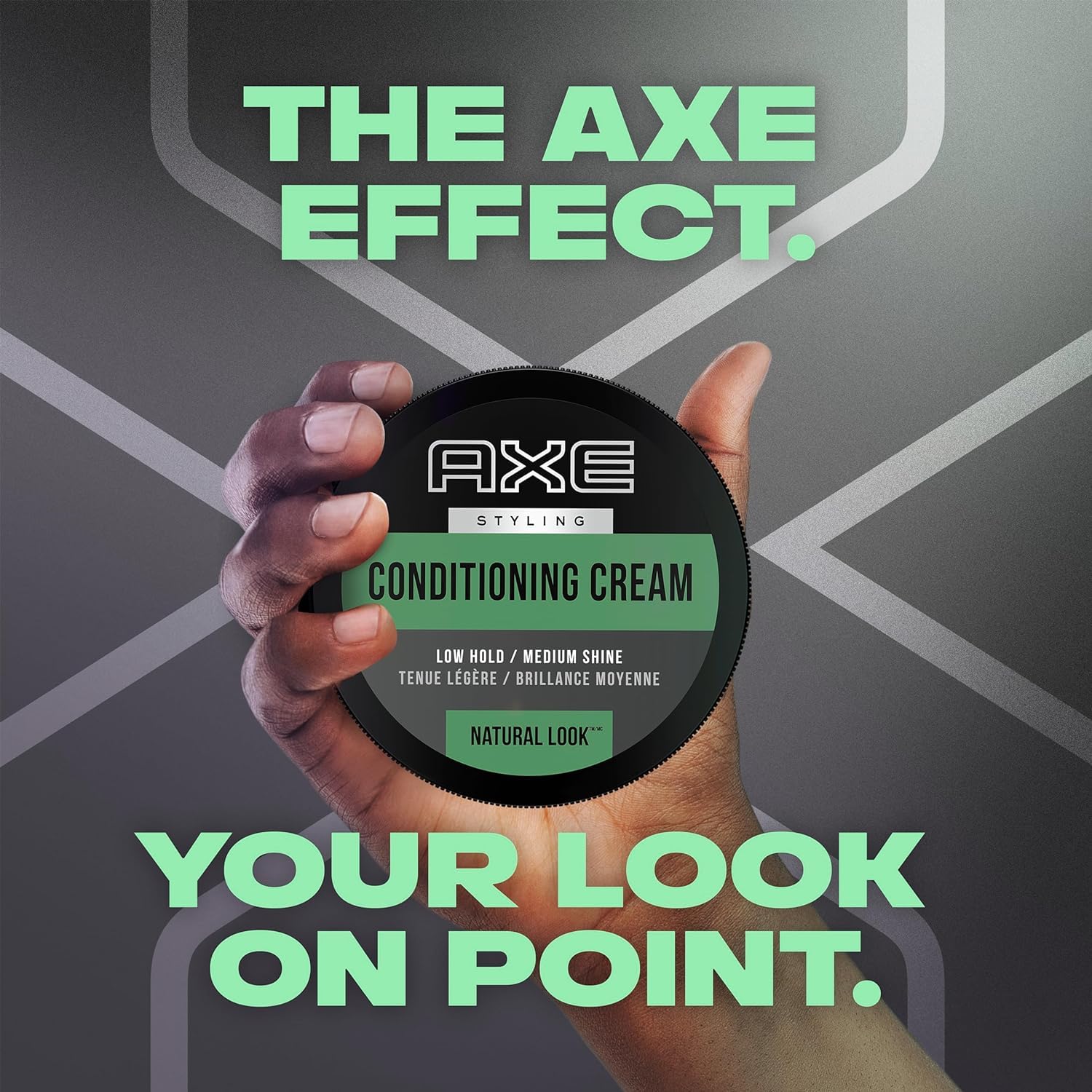 Axe Styling Cream, Natural, Understated Look, 2.64Ounce (Pack of 2)